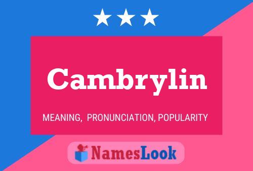 ملصق اسم Cambrylin