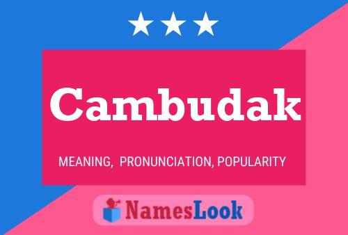 ملصق اسم Cambudak