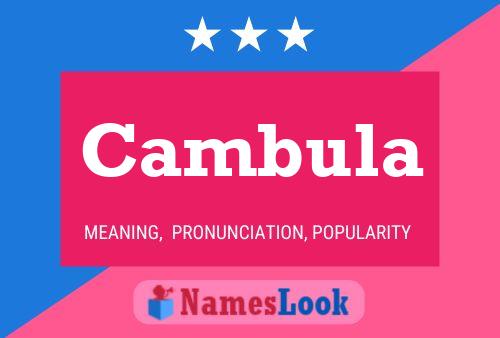 ملصق اسم Cambula