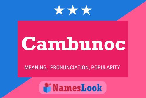 ملصق اسم Cambunoc