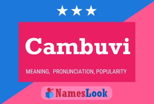 ملصق اسم Cambuvi