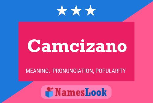 ملصق اسم Camcizano