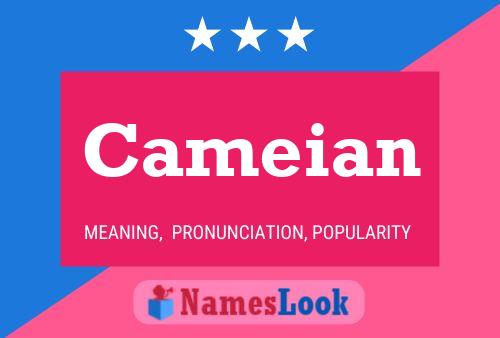 ملصق اسم Cameian