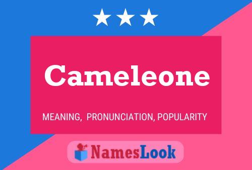 ملصق اسم Cameleone