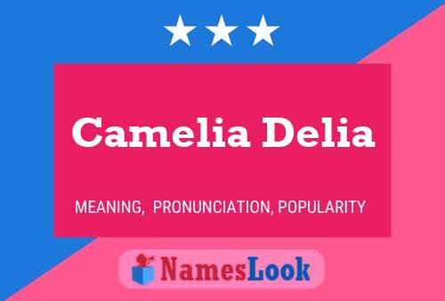 ملصق اسم Camelia Delia