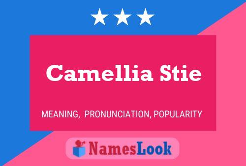 ملصق اسم Camellia Stie