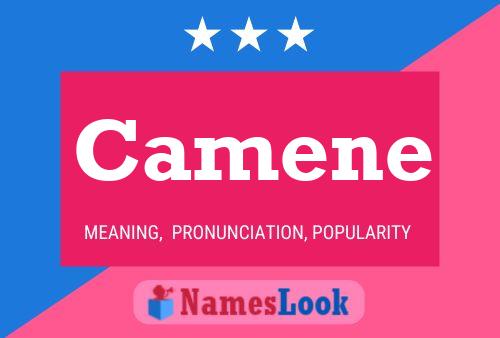 ملصق اسم Camene