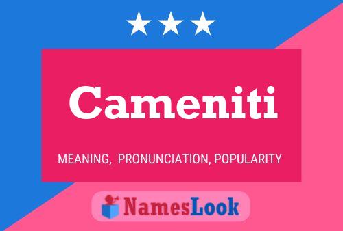 ملصق اسم Cameniti