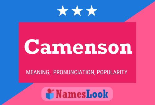 ملصق اسم Camenson