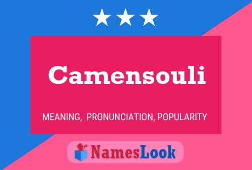 ملصق اسم Camensouli