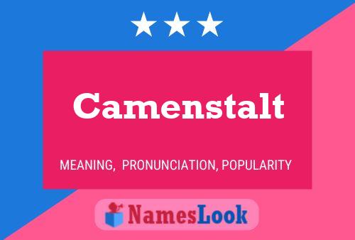 ملصق اسم Camenstalt