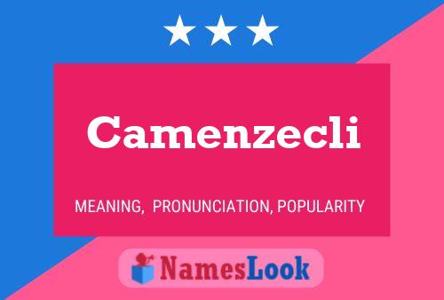 ملصق اسم Camenzecli