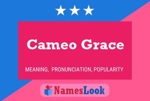 ملصق اسم Cameo Grace