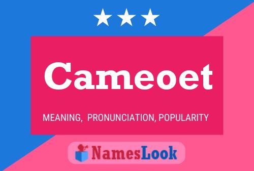 ملصق اسم Cameoet