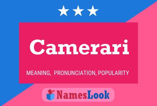 ملصق اسم Camerari