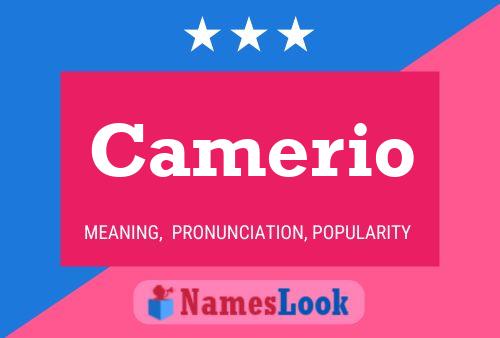 ملصق اسم Camerio