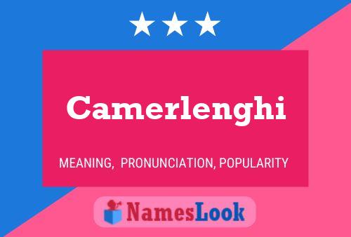 ملصق اسم Camerlenghi