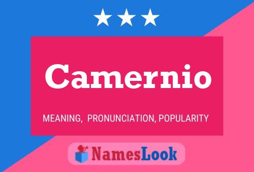 ملصق اسم Camernio