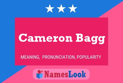 ملصق اسم Cameron Bagg