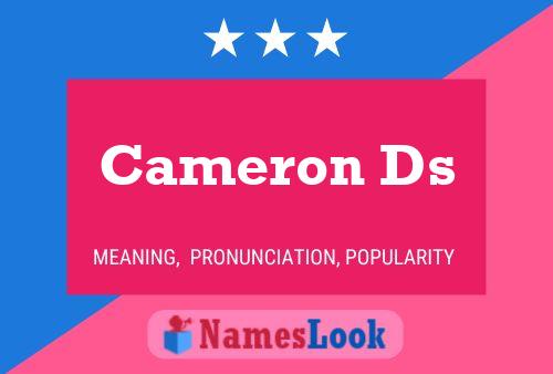 ملصق اسم Cameron Ds