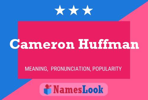 ملصق اسم Cameron Huffman