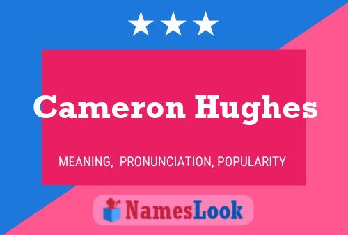 ملصق اسم Cameron Hughes