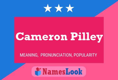 ملصق اسم Cameron Pilley