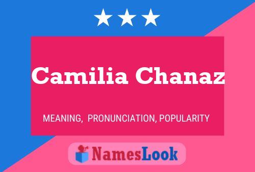 ملصق اسم Camilia Chanaz