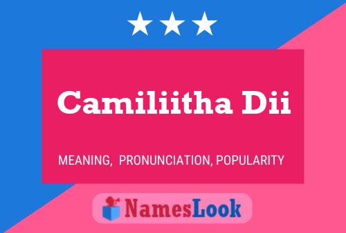 ملصق اسم Camiliitha Dii