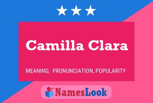 ملصق اسم Camilla Clara