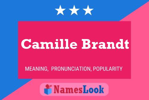 ملصق اسم Camille Brandt