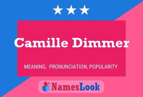 ملصق اسم Camille Dimmer