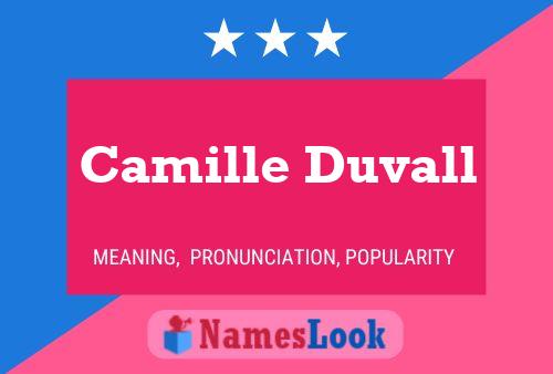 ملصق اسم Camille Duvall