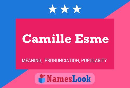 ملصق اسم Camille Esme