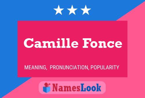 ملصق اسم Camille Fonce