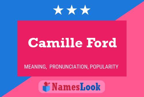 ملصق اسم Camille Ford