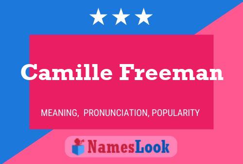 ملصق اسم Camille Freeman