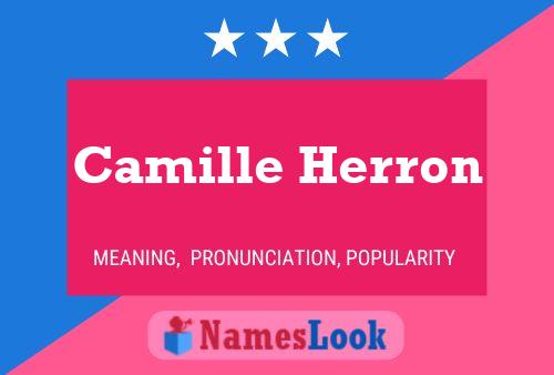 ملصق اسم Camille Herron