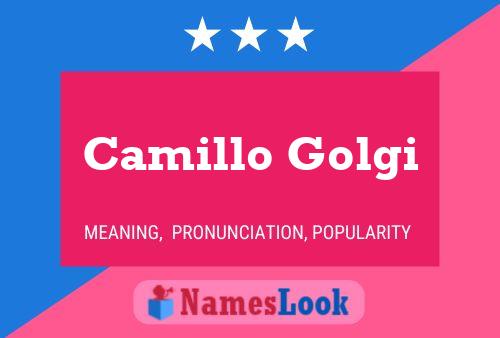 ملصق اسم Camillo Golgi