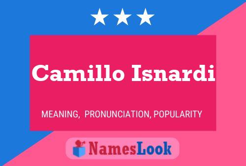 ملصق اسم Camillo Isnardi