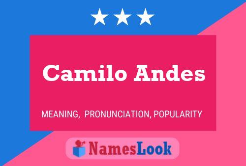 ملصق اسم Camilo Andes