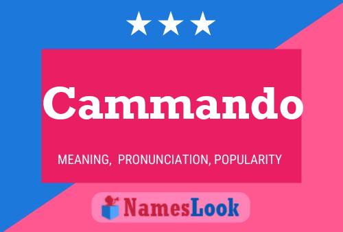 ملصق اسم Cammando