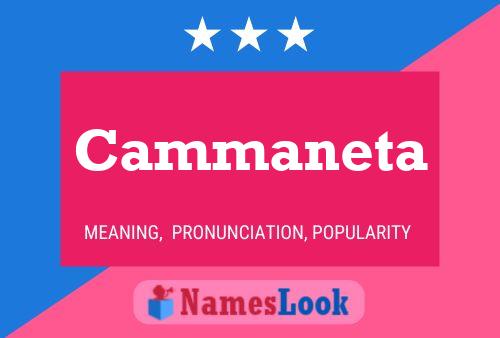 ملصق اسم Cammaneta