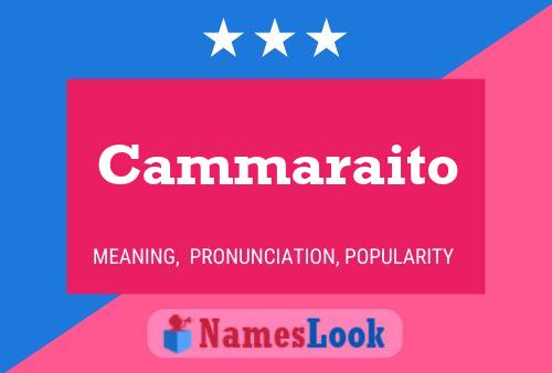 ملصق اسم Cammaraito