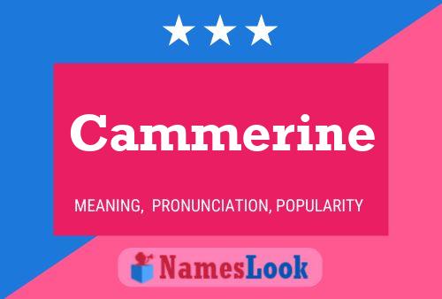 ملصق اسم Cammerine