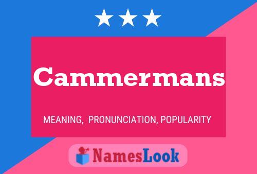 ملصق اسم Cammermans