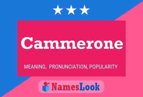 ملصق اسم Cammerone