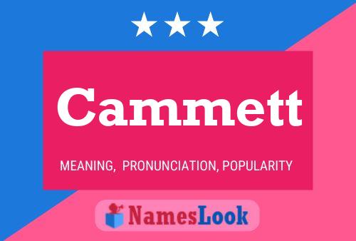 ملصق اسم Cammett