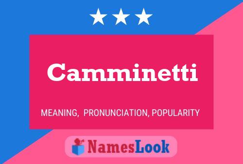 ملصق اسم Camminetti