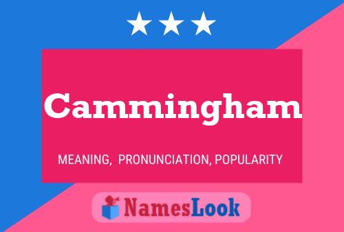 ملصق اسم Cammingham